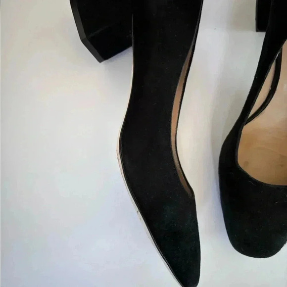 Ron White Black Suede Block Heel - Picture 3 of 10